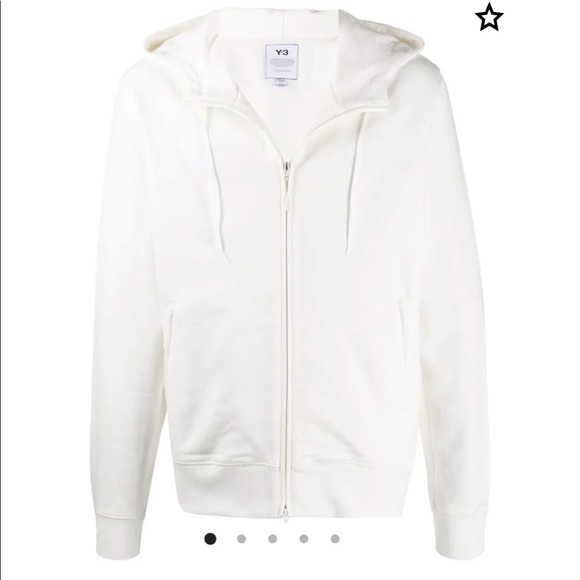 Y-3 branded hoodie in white size small - Picture 6 of 12